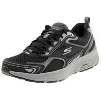 Skechers Men's Go Run Consistent-Performance Running & Walking Shoe Sneaker, Black/Grey, 9 D US