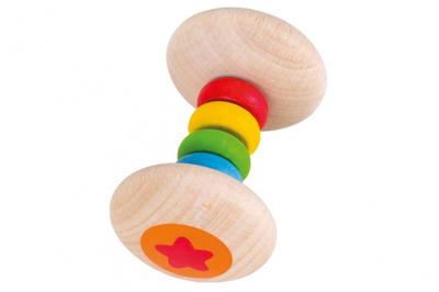 Heimess houten bijtring regenboog Heimess houten bijtring regenboog