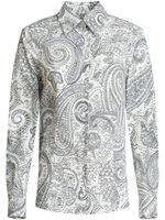 ETRO chemise boutonnée à imprimé cachemire - Gris