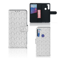 Motorola G8 Power Telefoon Hoesje Stripes Dots