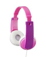 JVC HAKD7P kindertyphone met volumebegrenzing, verstelbare maat (roze/paars)