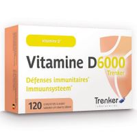 Trenker Vitamine D6000 Vitamine D 6000 IU 120 Tabletten