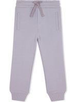 Dolce & Gabbana Kids pantalon de jogging à lien de resserrage - Violet - thumbnail