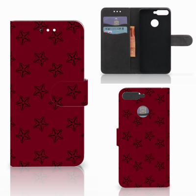 Huawei Y6 2018 Telefoon Hoesje Sterren