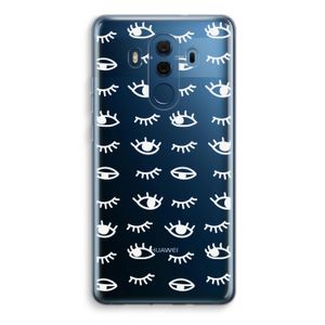 Eye pattern #3: Huawei Mate 10 Pro Transparant Hoesje