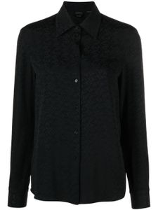 PINKO chemise à logo en jacquard - Noir