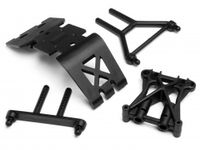 Skid plate/shock tower set