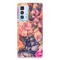 Motorola Edge 20 Pro TPU Case Bosje Bloemen - thumbnail