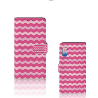 Samsung Xcover Pro Telefoon Hoesje Waves Pink - thumbnail