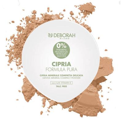 Deborah Milano Formula Pura Compact gezichtspoeder 4 Amber 9 g