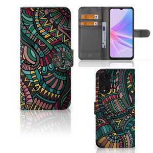 OPPO A78 5G | A58 5G Telefoon Hoesje Aztec