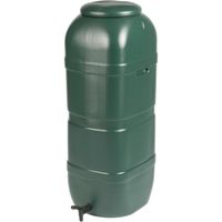 Nature Kunststof Slimline regenton zwart regenton 100 liter