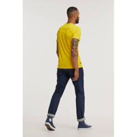 PME Legend T-shirt met printopdruk geel