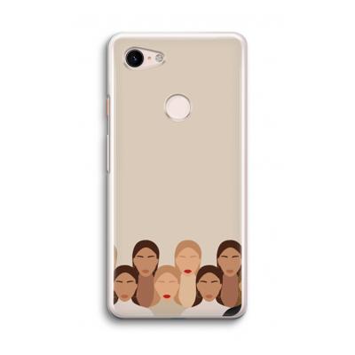 Girls girls girls: Google Pixel 3 Transparant Hoesje Girls girls girls: Google Pixel 3 Transparant Hoesje