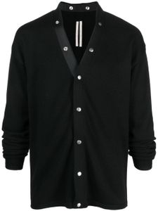 Rick Owens decorative buttons virgin-wool cardigan - Noir