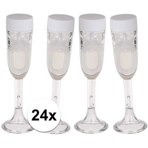 Champagneglas bellenblazen 24x   -