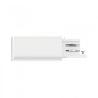 Paulmann 91360 ProRail3 End Feed 230V-railsysteemcomponenten Eindvoeding ProRail3 Wit