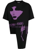 Raf Simons t-shirt à imprimé graphique - Noir - thumbnail