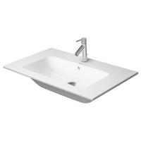 Duravit ME by Starck meubelwastafel 1 kraangat met overloop 83x49cm mat wit 2336833200