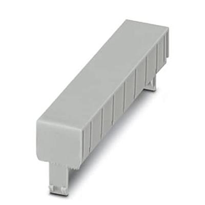 PHOENIX CONTACT ME-IO 18,8 C 8U 7035 draagrailbehuizing, behuizingsdeksel, lichtgrijs, 18,9 mm breedte, 87,8 mm hoogte, 26 mm diepte, 12 stuks