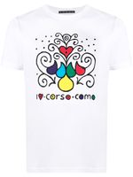 10 CORSO COMO t-shirt à imprimé graphique - Blanc