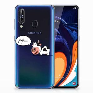 Samsung Galaxy A60 Telefoonhoesje met Naam Cow