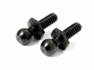 Ball end 4-40 black (Z136)