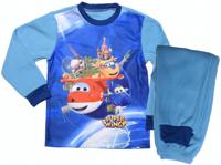 Super Wings pyjama fleece jongens lichtblauw maat 110