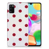 Samsung Galaxy A41 Siliconen Case Cherries - thumbnail