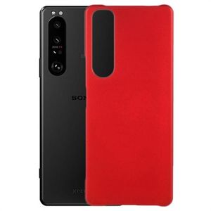 Sony Xperia 1 III Rubberen Plastic Case - Rood