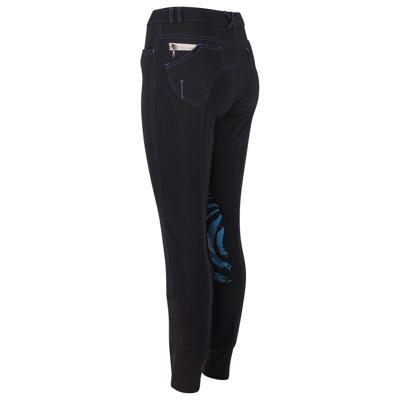 Rijbroek Epplejeck Beryl Kniegrip, 46 in dark blue