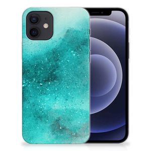 Hoesje maken iPhone 12 | 12 Pro (6.1") Painting Blue