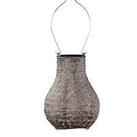 Lumiz solar lampion bulb lace 16 cm taupe - thumbnail