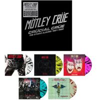 Mötley Crüe - Crücial Crüe: The Studio Albums 1981-1989 (Gekleurd Vinyl) (Boxset) 5LP