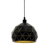 Eglo Hanglamp Roccaforte 40cm zwart met goud 97841