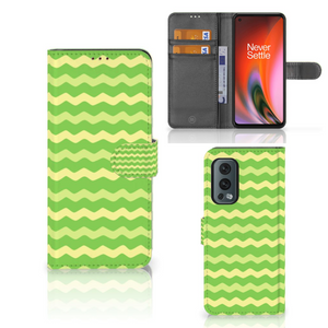 OnePlus Nord 2 5G Telefoon Hoesje Waves Green