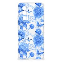 TPU Case voor Xiaomi Poco F5 Pro Flowers Blue