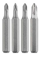Set van 4 bits, bits, magnetisch, universeel, schroevendraaier, 28 mm PZ Micro SB,