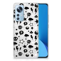 Silicone Back Case Xiaomi 12 | 12X Silver Punk