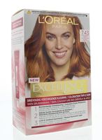 Loreal Excellence 7.43 koper goudblond (1 Set)