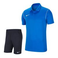 Nike Park 20 Polo Trainingsset Kids Royal Blauw Donkerblauw - thumbnail