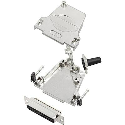 TRU COMPONENTS TCD45ZF25DMSK 7709120 connectorset SUB-D 45° aantal polen (nummer): 25 soldeerpunten 1 stuk.