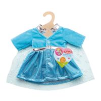 Heless Poppenjurk IJsprinses met Cape, 28-35 cm - thumbnail