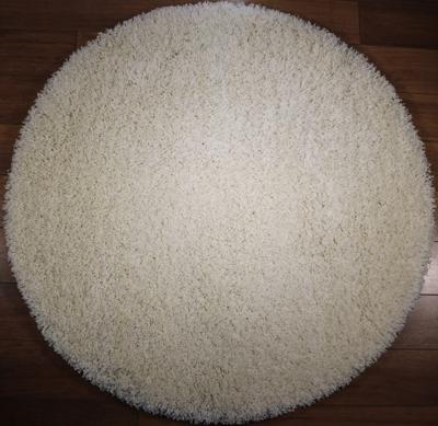 Hoogpolig vloerkleed shaggy Plus 963 5cm hoogte - gebrokenwit 120 cm Round Hoogpolig vloerkleed shaggy Plus 963 5cm hoogte - gebrokenwit 120 cm Round