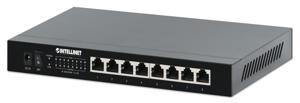 Intellinet 8-Port 2,5G Ethernet PoE+ Switch 8xPSE PoE+ Ports 100 W PoE-Leistungsbudget Netwerk switch IEEE 802.3af (15.4 W), IEEE 802.3at (30 W)