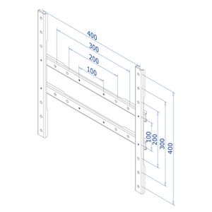 NeoMounts FPMA- VESA 100 to 200x100, 200x200, 400x200, 400x400