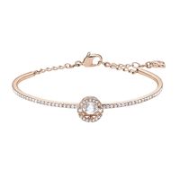 Swarovski 5497483 Armband Sparkling Bangle rosekleurig (M) 58 x 45 mm