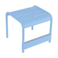 Fermob Luxembourg bijzettafel/voetenbank laag 44x42 cm Maya blue