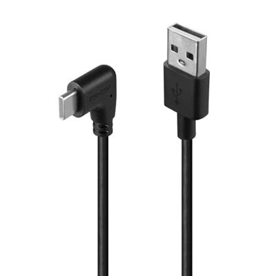 Lindy USB 2.0 kabel type A naar C gebogen, 1 m