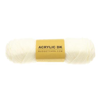 Budget Yarn Acrylic DK 001 White Budget Yarn Acrylic DK 001 White